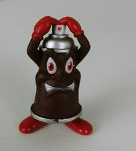 The CAN CREW Urban Spray Cans brown red figurine collectible retired 1.5&quot; - $4.84