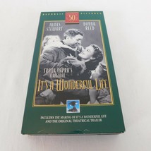 Its a Wonderful Life 1946 VHS 50th Anniversary Edition James Stewart Donna Reed - £4.65 GBP