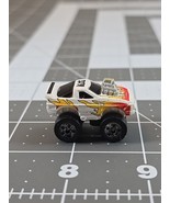 Vintage 1987 Road Champs Micro Machines Lifted White Corvette w/ Flames ... - $9.89