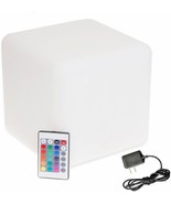 16&quot; LED Glow Cube Chair Light Indoor &amp; Outdoor Yard Bar Lounge Chair Dec... - $93.49