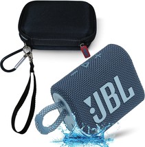 JBL GO 3 Waterproof Ultra Portable Bluetooth Speaker Bundle with Megen, Blue - £48.75 GBP
