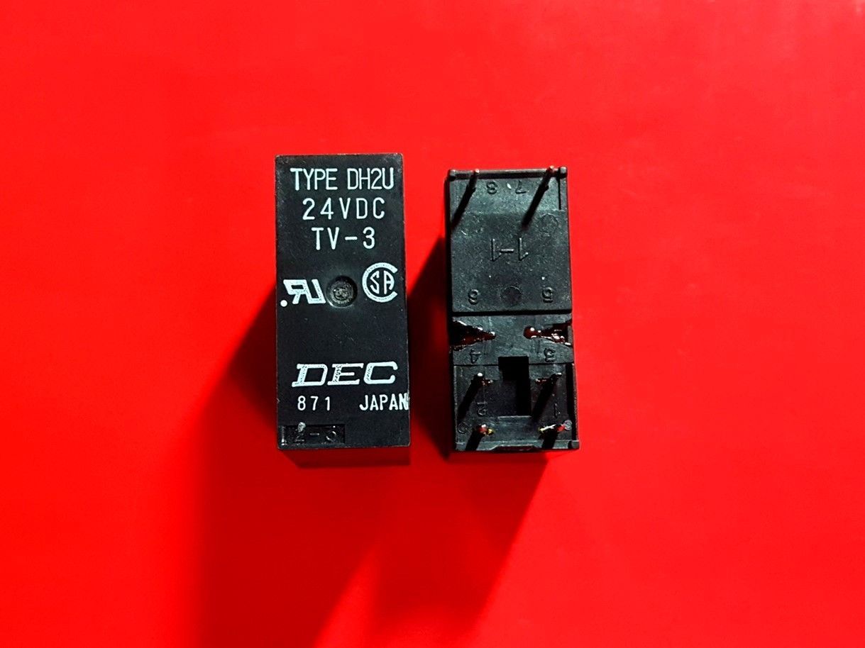 TYPE DH2U, TV-3, 24VDC Relay, DEC Brand New!!