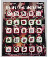 32-Page Cross Stitch/Needlepoint Patterns Christmas Ornaments-Winter Won... - £9.61 GBP