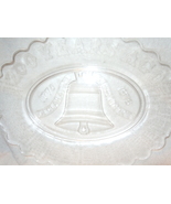 Vintage Clear Bicentennial Platter 200 Years Ago - $4.99