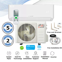 12000 BTU Mini Split Air Conditioner INVERTER Heat Pump 110V 17 Seer +wa... - $11,346.20 MXN