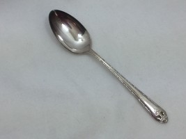 Vintage Holmes &amp; Edwards Lovely Lady Silverplate Serving Spoon 25072 - £7.22 GBP