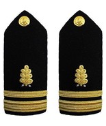 NEW US NAVY LIEUTENANT JUNIOR GRADE DENTAL CORP HARD SHOULDER BOARDS CP ... - $623.73 MXN