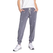 PJ Salvage Women&#39;s Stay Lifted Snowflake Embroidered Jogger Pants B4HP XS - £19.77 GBP