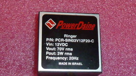 New Ringing Generator PCR-SIN03V12F20-C Black Power Dsine 3W 12VDC To 70V 20Hz - £19.61 GBP