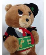 House of Lloyd Vintage 1991 Teddy Bear Mr Christmas Carols Stuffed Anima... - £46.29 GBP