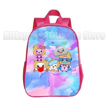 Pink Lankybox 3D Backpack Robot Kids Children Toddler Small Bookbags Kindergarte - £26.65 GBP