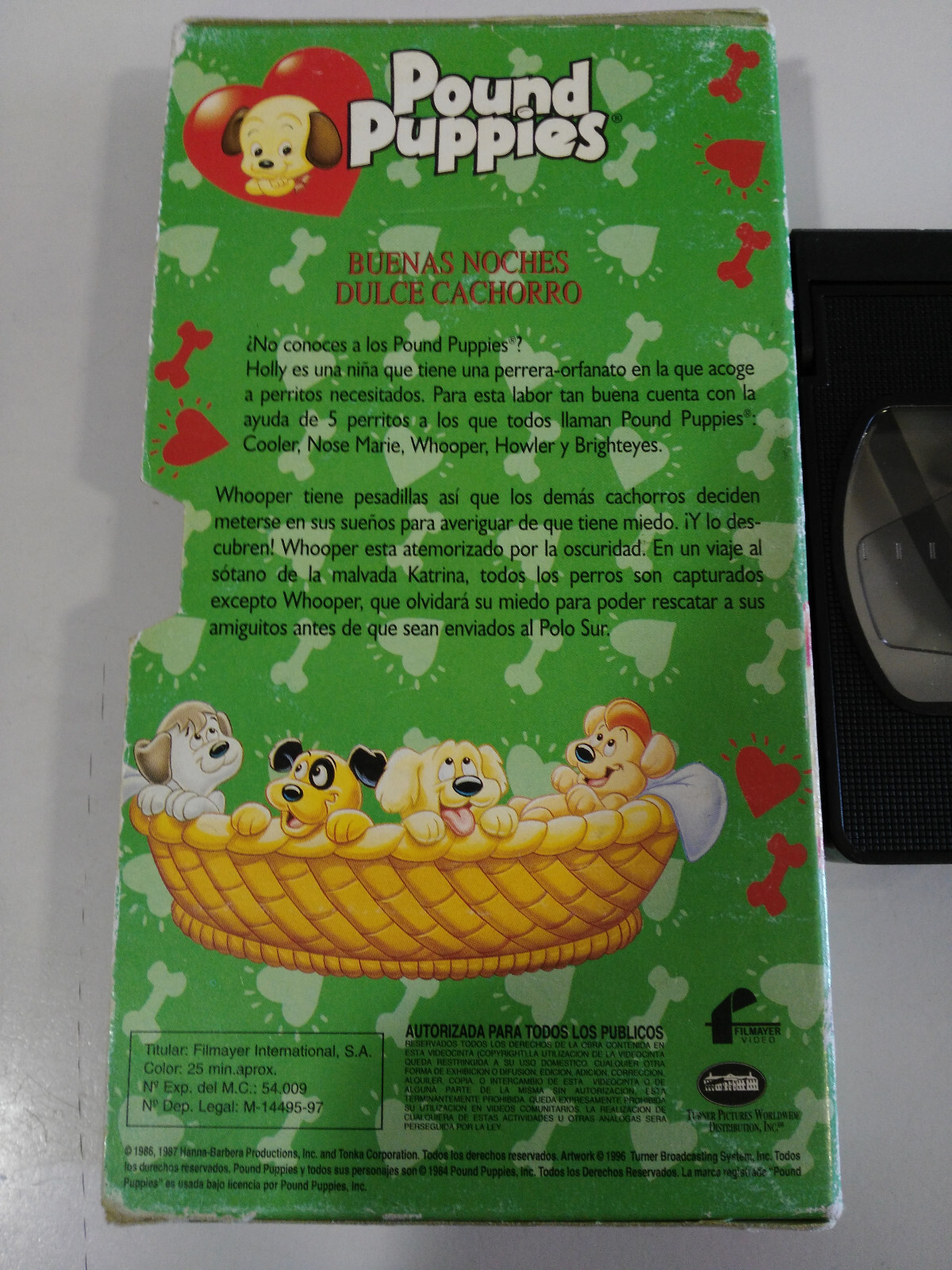POUND PUPPIES Buona Notte Dolce Cucciolo - VHS TAPE CINTA CASTELLANO Item image 2