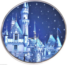 Disneyland 60th Diamond Celebration Dessert Plate Sleeping Beauty Castle 2015 - £39.29 GBP