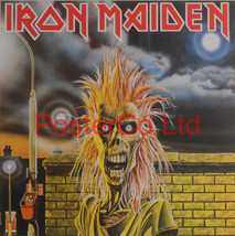 Iron Maiden - Iron Maiden (Album Cover Art) - Framed Print - 16&quot;H x 16&quot;W - £40.67 GBP