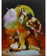 The Sorceress - Boris Vallejo - Framed Plate - 14&quot;H x 11&quot;W - £25.40 GBP