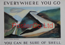 Shell Advert - Wherever you go you can be sure of Shell - Devil&#39;s Elbow Braemar  - £25.97 GBP