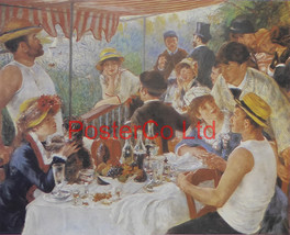 Luncheon of the Boating Party - Pierre-Auguste  Renoir - Framed Print - 11&quot;H x 1 - £25.97 GBP