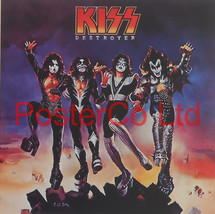 KISS - Destroyer (Album Cover Art) - Framed Print - 16&quot;H x 16&quot;W - £40.75 GBP