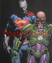 Lex Luthor &amp; Bizzaro (Superman Villain) - Framed Print - 16&quot;H x 12&quot;W - £39.87 GBP