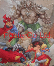Doomsday (Superman / Batman Villain) - Framed Print - 16&quot;H x 12&quot;W - £40.76 GBP