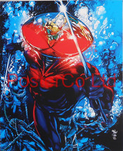 Black Manta (Aquaman Villain) - Framed Print - 16&quot;H x 12&quot;W - £40.01 GBP