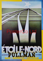 A.M. Cassandre - Etoile du Nord, 1927 (Art Deco) - Framed Picture - 16&quot;H x 12&quot;W - £40.06 GBP