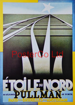 A.M. Cassandre - Etoile du Nord, 1927 (Art Deco) - Framed Picture - 16&quot;H x 12&quot;W - £40.76 GBP