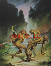 When Hell Laughs / Red Amazon - Boris Vallejo - Framed Plate - 14&quot;H x 11&quot;W - £25.40 GBP