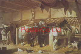 The Team (Horses) - John Frederick Herring - Kingfisher - Framed Print - 11&quot;H x  - £25.45 GBP