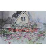 Rose Cottage - Dawna Barton - Portfolio Graphics 1988 - Framed Print - 1... - £25.40 GBP