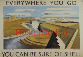 Shell Advert - Wherever you go you can be sure of Shell - The Rye Marches (1932) - £25.57 GBP