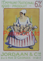 Inter-War period Propaganda Poster (French) - L&#39;Emprunt National 1920 Pr... - £25.97 GBP