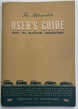 General Motors GM Post War Edition Automobile User&#39;s Guide Vintage Original - $12.30