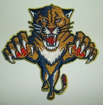 Florida Panthers Embroidered Patch~3 3/4&quot; x 3 5/8&quot;~Iron or Sew On~NHL~Ships FREE - £3.61 GBP