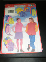 Butterick 5171 Unlined Jacket Vest Skirt Pants &amp; Headband Pattern - Size 7/8/10 - £8.88 GBP