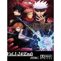Jujutsu Kaisen Anime English Dubbed Vol 1 - 24 End - £18.89 GBP