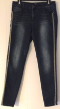 Versace 19V69 Italia jeans size 10 women mid rise stretch blue denim - £13.65 GBP