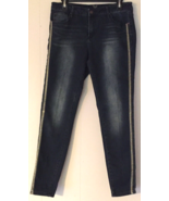 Versace 19V69 Italia jeans size 10 women mid rise stretch blue denim - £13.76 GBP