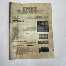 Instructions Manual Rules The Hunger Games District 12 Game Replacement Pieces - £3.89 GBP