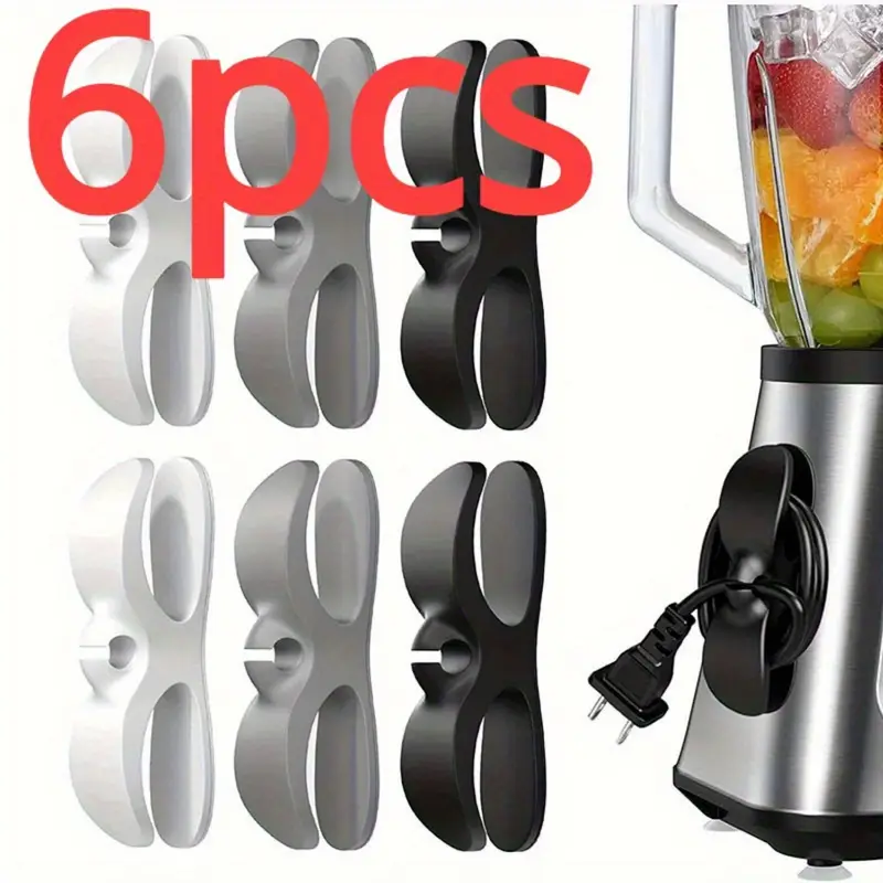 6PCS Cord Organizer for Kitchen Appliances: Upgraded Appliance Cord Holder - $14.01 CAD