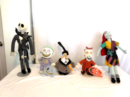 Disney A Nightmare Before Christmas Plush Toy Lot Sally Jack Ghost - £25.87 GBP