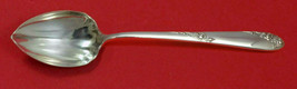 Sweetheart Rose by Lunt Sterling Silver Grapefruit Spoon Fluted Custom 5... - $58.41