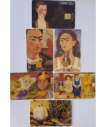 FRIDA KAHLO Phone Card Collection 0f 6 Cards from Mexico TelMex - £8.73 GBP