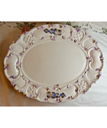 ITALIAN  CERAMIC CAPODIMONTE  STYLE PLATE - $38.02 CAD