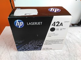 New HP Q5942A 42A Black Print Cartridge Damaged Box  - $49.50