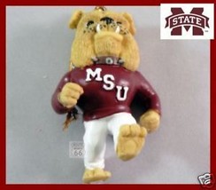 MISSISSIPPI STATE BULLDOGS FOOTBALL BASKETBALL FREE SHIPPING BULLY ORNAMENT - £12.28 GBP