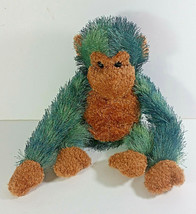 Tony Toy Monkey Plush 11in Puli International Stuffed Animal Sitting Gre... - £7.84 GBP