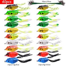 5g-15g  Soft Fishing Lures Double Hooks Top water Ray   Minnow Crank Bait   Wobb - £80.77 GBP