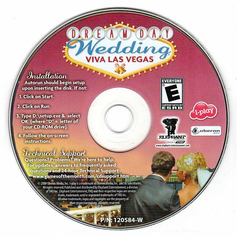 Primary image for Dream Day: Wedding -Viva Las Vegas (PC-CD, 2009) Win XP/Vista - NEW CD in SLEEVE