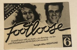 Footloose Tv Guide Print Ad Kevin Bacon John Lithgow TPA8 - £4.63 GBP